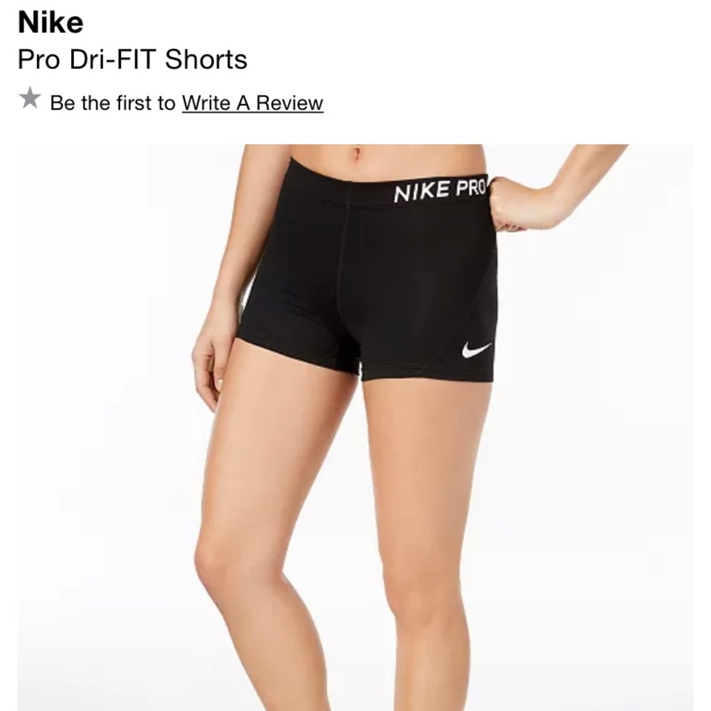 Nike Pro dri fit shorts M